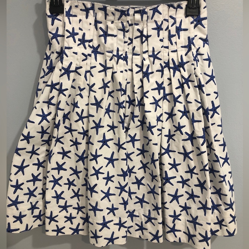 Kate Spade Broome Street Mini Kirt White Women’s Size 0 Nautical Resort Coastal